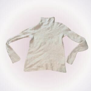 Madewell Cream Turtleneck Wool Sweater | Sz XS